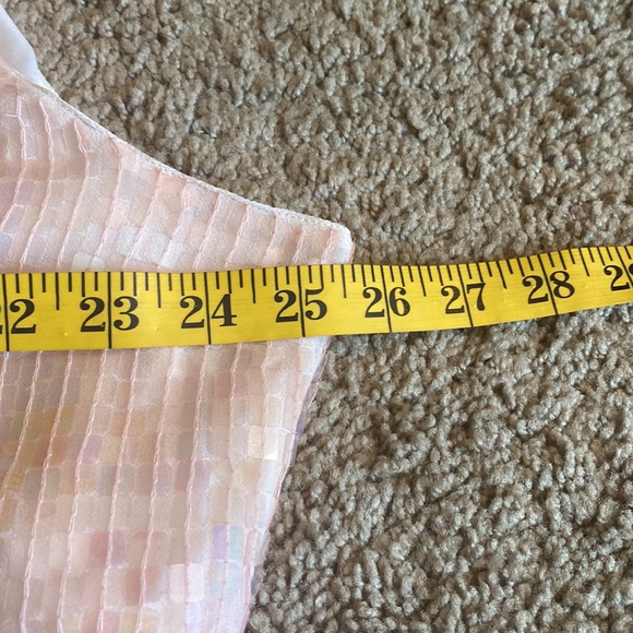 Light pink sequin tank top NWT size 24 - Picture 4 of 7